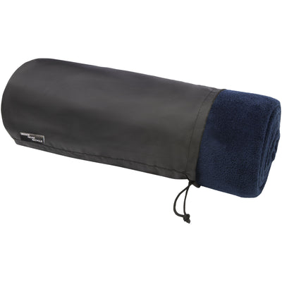 Branded Lily GRS certified RPET coral fleece blanket