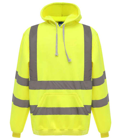 Yoko Hi-Vis Pull Over Hoodie Yellow