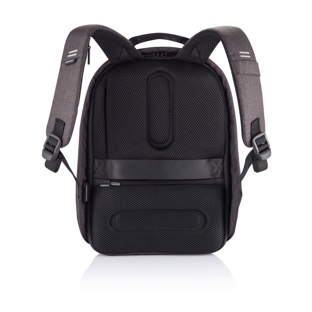 Bobby Hero Small, Anti-theft backpack Black, Black