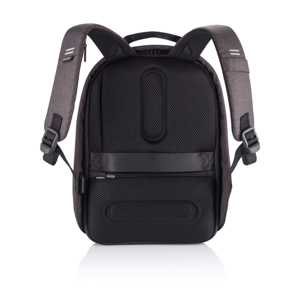 Bobby Hero Small, Anti-theft backpack Black, Black