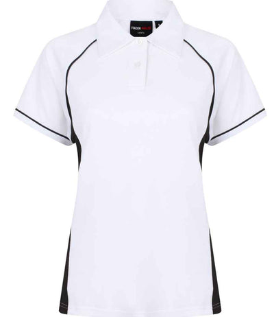 Finden and Hales Ladies Performance Piped Polo Shirt