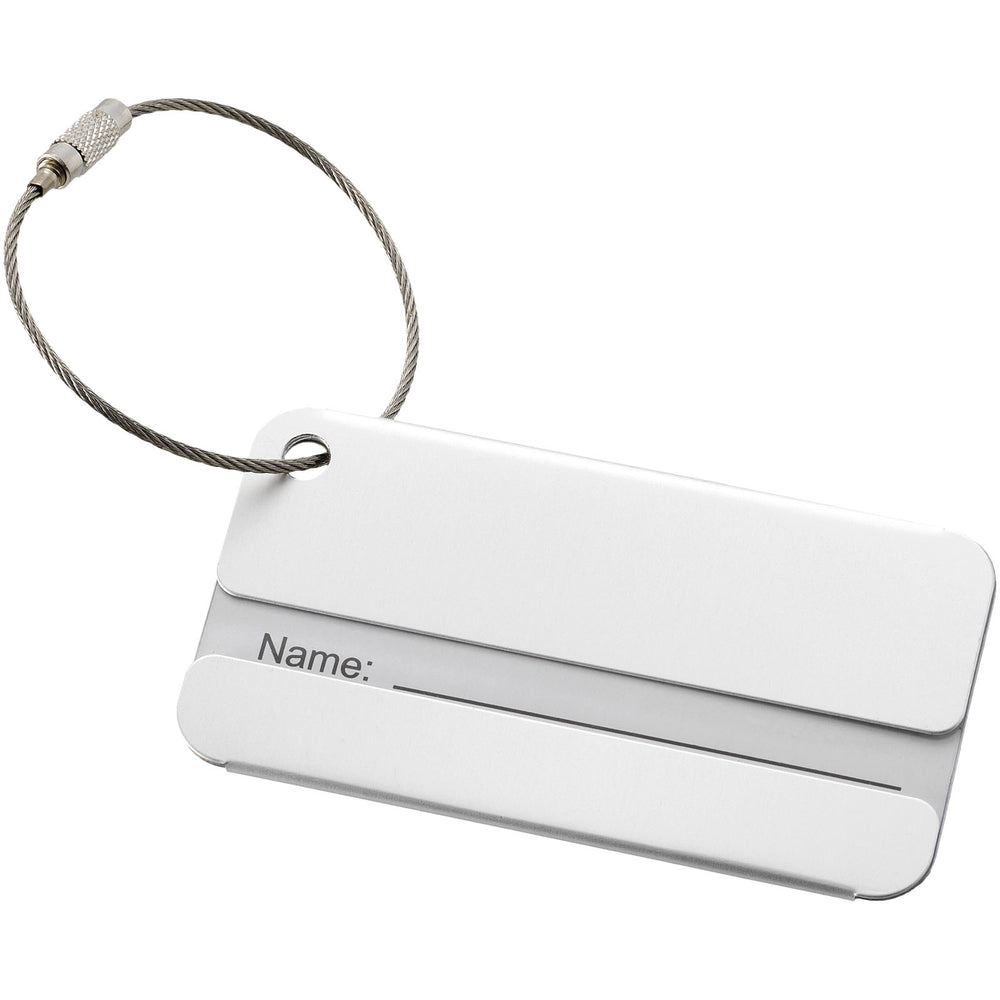 Branded Discovery luggage tag