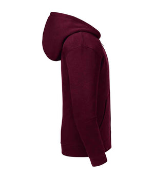 Russell Kids Authentic Zip Hooded Sweatshirt Burgundy
