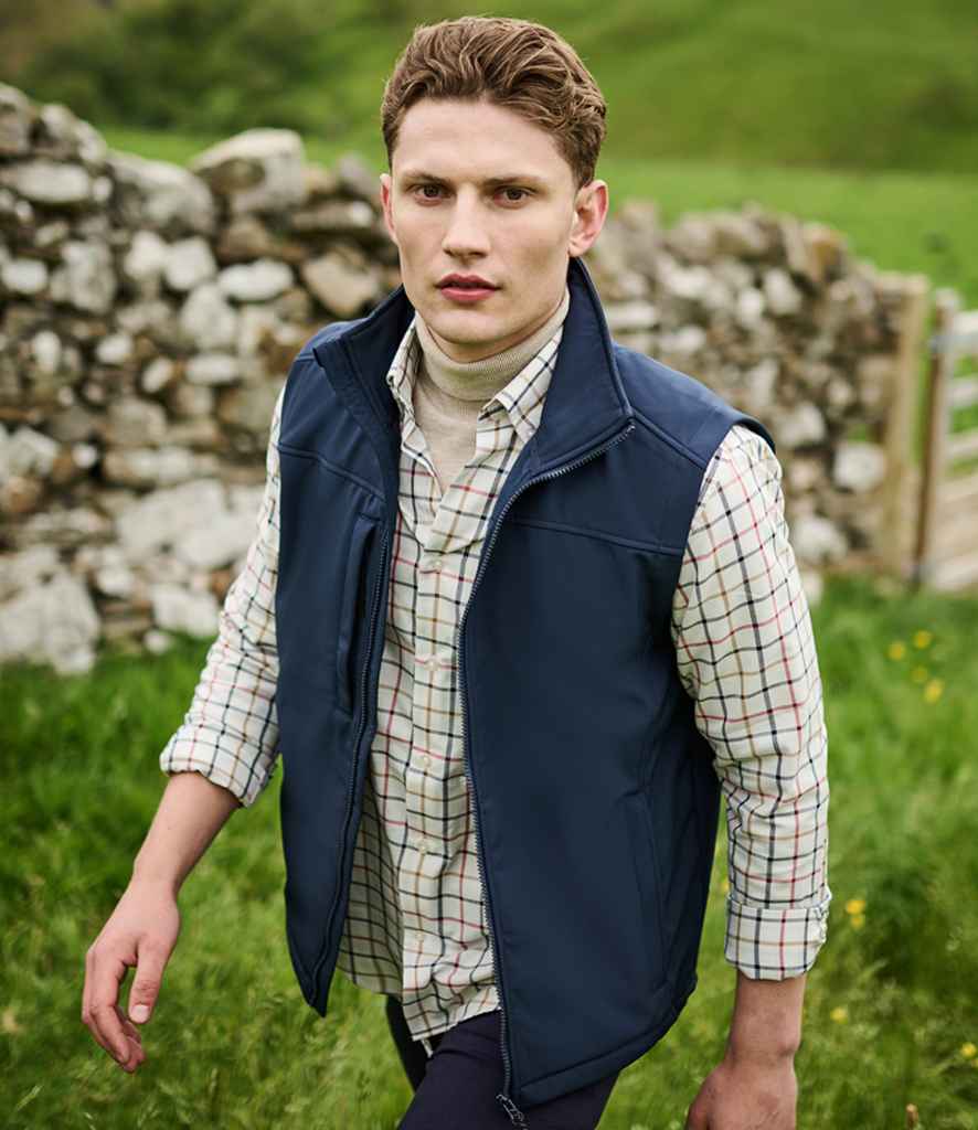 Regatta Flux Soft Shell Bodywarmer Navy/Navy