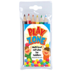 Pack of 6 Colouring Pencils with Personalised Card Insert