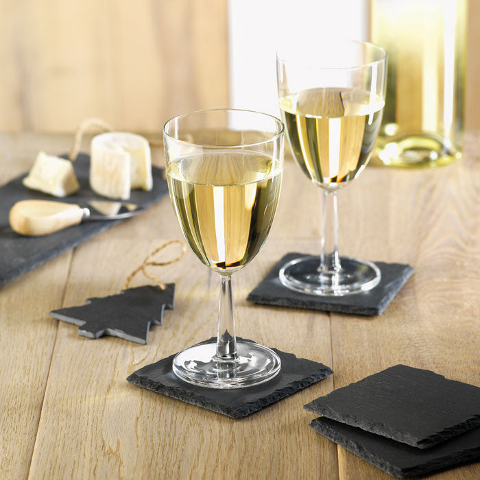 Branded Slate coasters with EVA bottom
