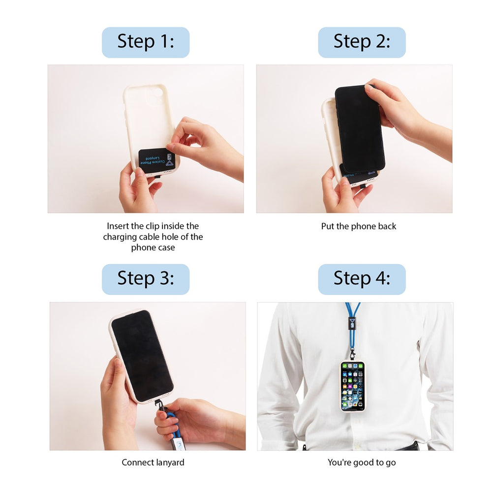 Adjustable RPET Phone Lanyard