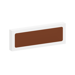 Eco Window Box, 12 Baton Bar, Milk Chocolate³, 3D Branding Bespoke