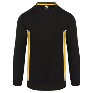 Orn Silverswift Two Tone Sweatshirt Black/Yellow