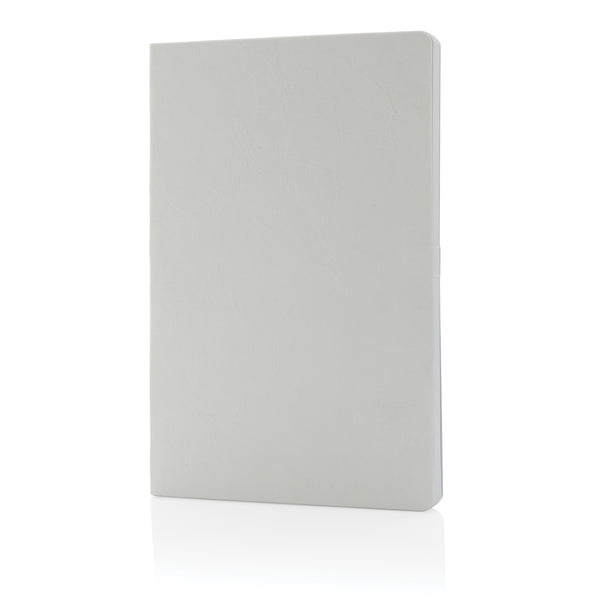 Branded Salton A5 GRS certified recycled paper notebook