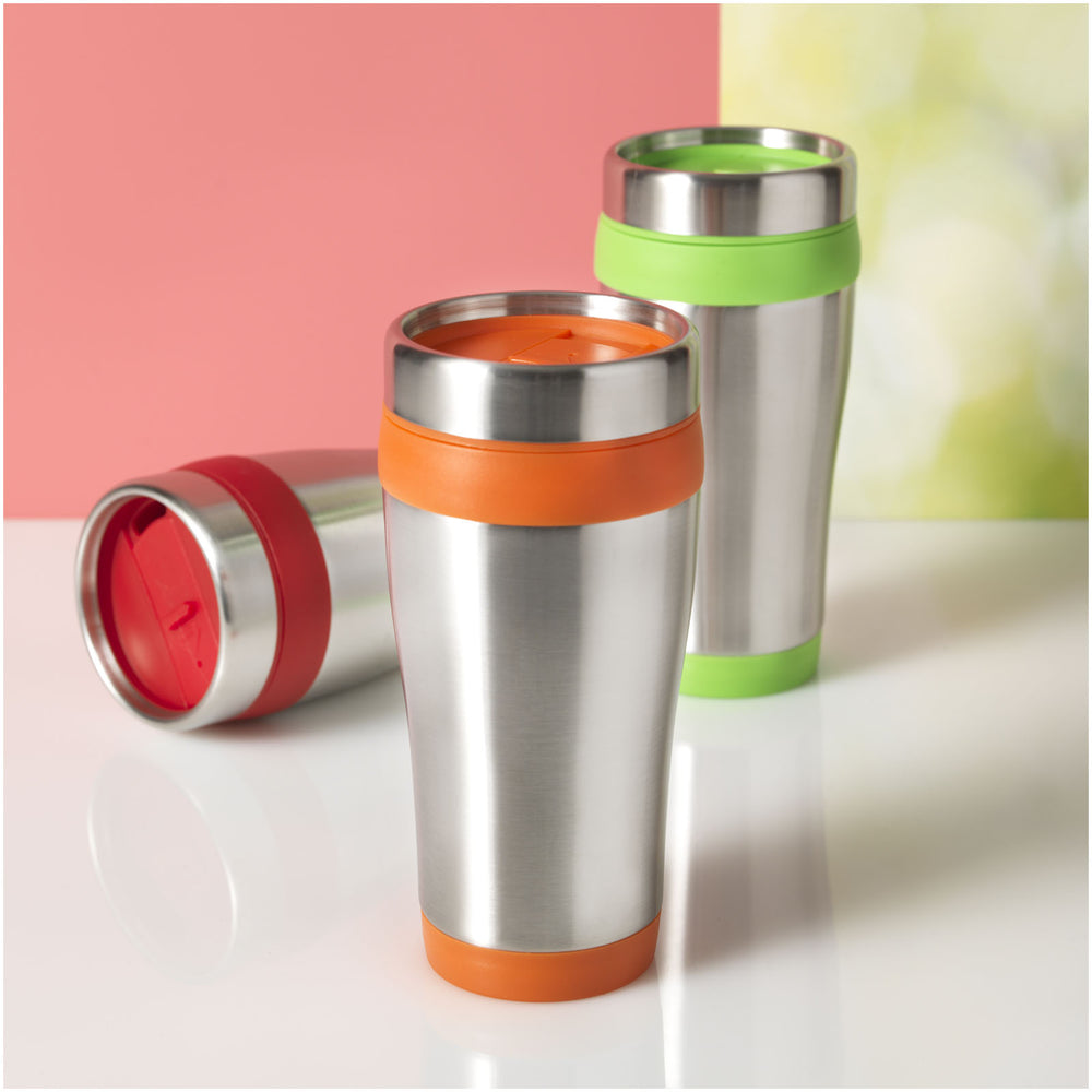 Branded Elwood 410 ml insulated tumbler
