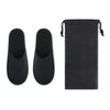 Branded Pair of slippers in pouch