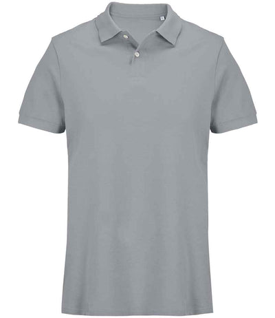 SOL'S Unisex Pacific Twin Piqué Polo Shirt Pure Grey