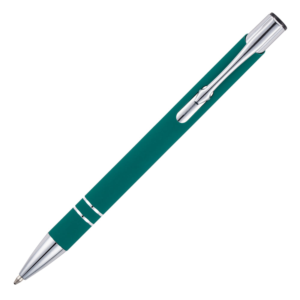 Branded Lincoln Soft Touch Metal Ballpoint Pen
