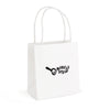 Branded Brunswick Small Paper Bag with matching paper twisted handles