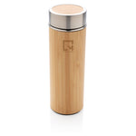 Branded Leak proof bamboo vacuum bottle