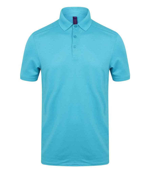 Henbury Slim Fit Stretch Microfine Piqué Polo Shirt