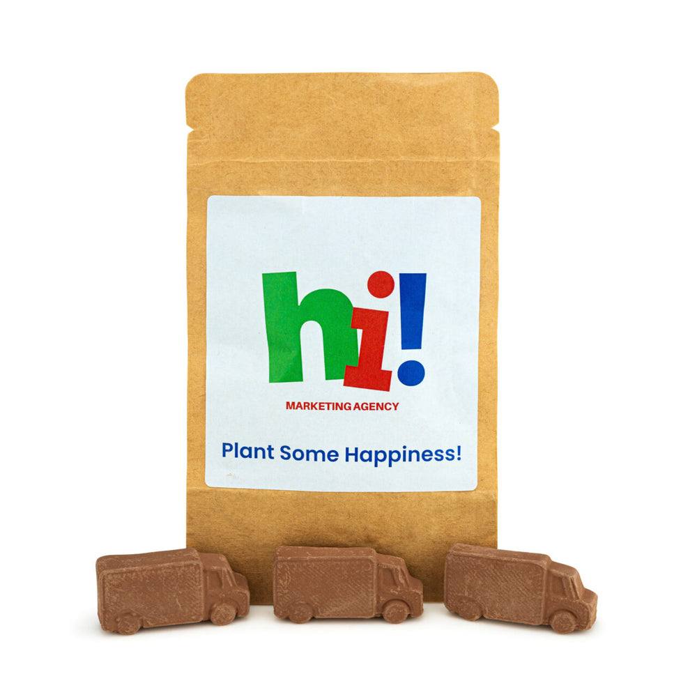 Kraft Pouch of 3 Van-Shaped Seed Bombs