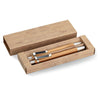Branded Bamboo pen and pencil set