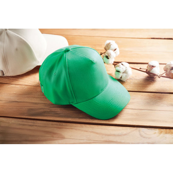 Organic cotton baseball cap Green