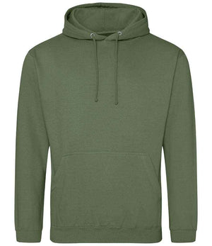 AWDis College Hoodie Earthy Green