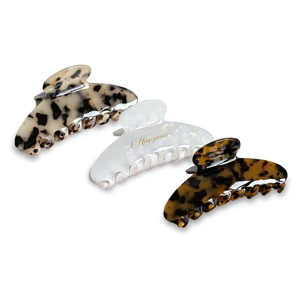 Acetate Hair Clips - Style2 - Animal Pattern