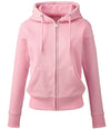 Anthem Ladies Organic Full Zip Hoodie Pink