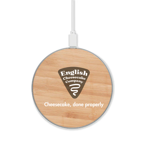 Bamboo and Aluminium wireless charger 10W