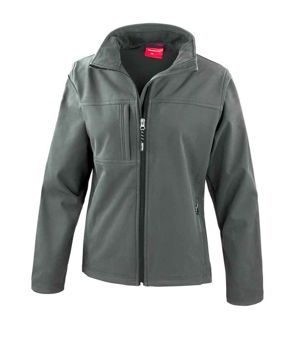 Result Ladies Classic Soft Shell Jacket Grey