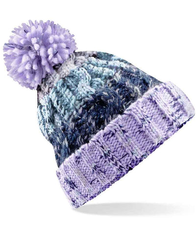 Branded Beechfield Corkscrew Pom Pom Beanie