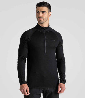 Craghoppers Expert Merino Half Zip Long Sleeve Base Top