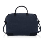 Branded Kezar AWARE™ 500 gsm recycled canvas deluxe weekend bag