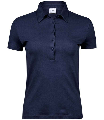Tee Jays Ladies Pima Cotton Interlock Polo Shirt