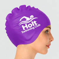 Logo Branded Silicone Swimming Hat