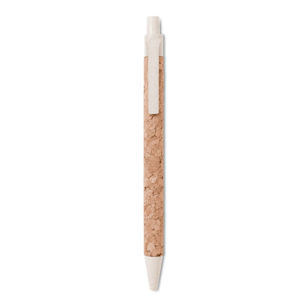 Cork/ Wheat Straw/ABS ball pen | Branded Eco-friendly Pen