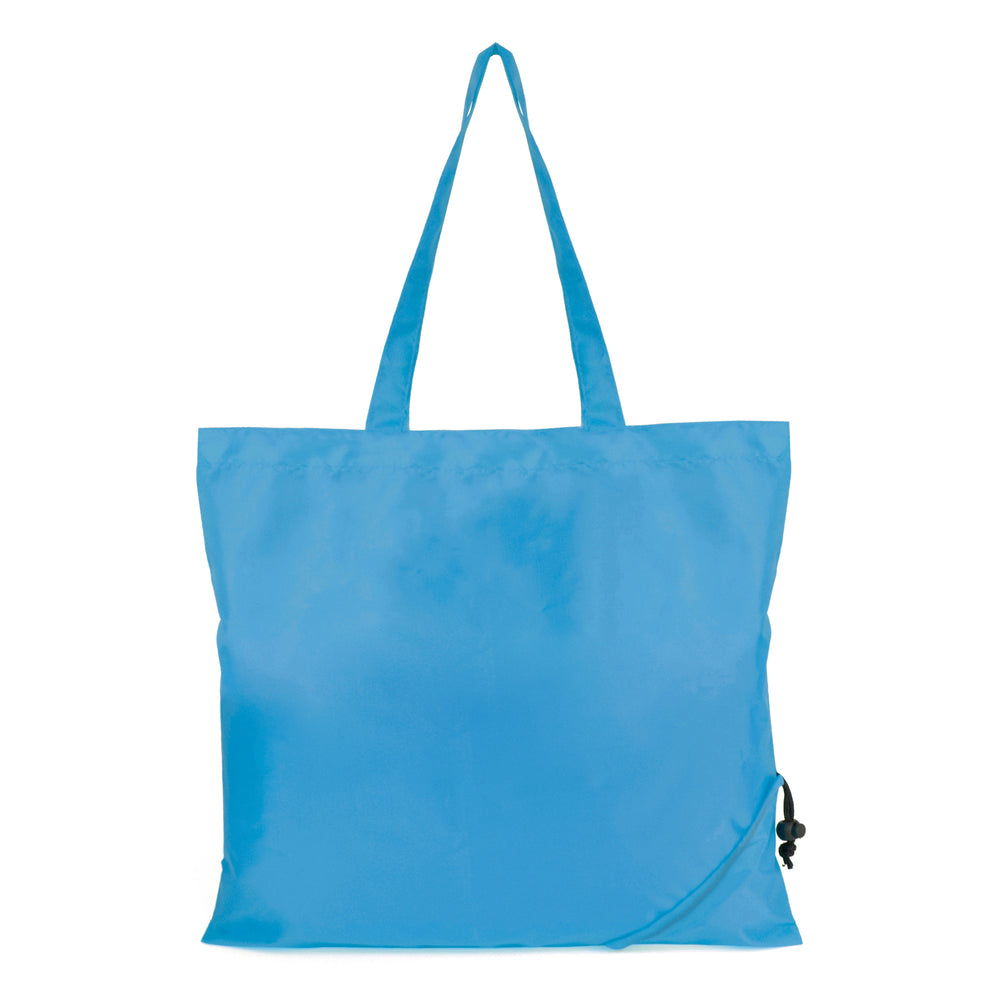 Branded Bayford 190T Polyester foldable pullstring shopper bag