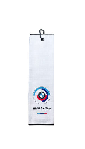 Dormi Tri Fold Microfibre Printed Golf Towel