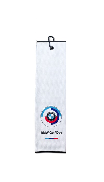 Dormi Tri Fold Microfibre Printed Golf Towel