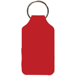 Recycled Imitation Leather Key Fob - Square Shape