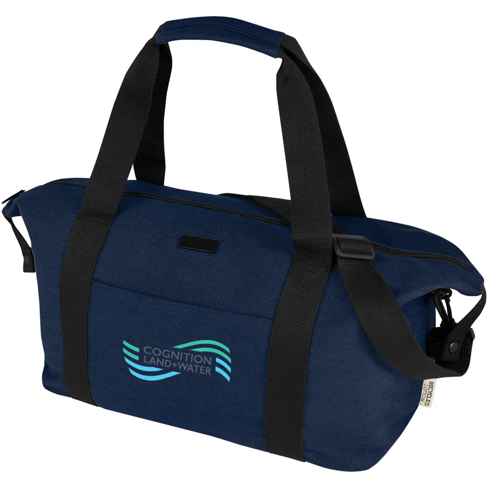 Branded Joey GRS recycled canvas sports duffel bag 25L