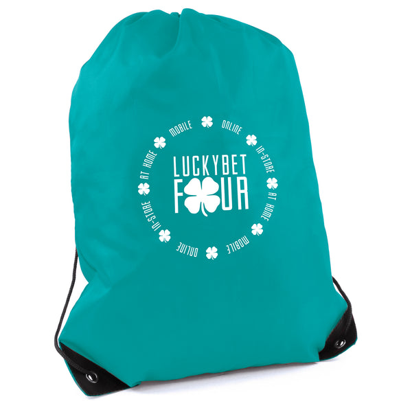 Pegasus Plus Drawstring Bags Teal