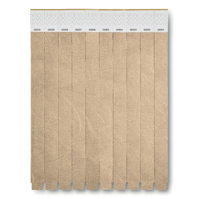 Branded One sheet of 10 wristbands