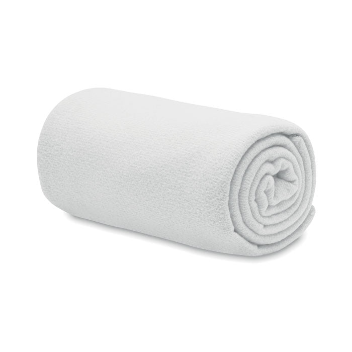 Branded RPET fleece blanket 130gr/m²