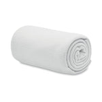 Branded RPET fleece blanket 130gr/m²