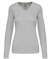 Kariban Ladies Cotton Acrylic V Neck Sweater