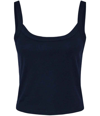 Branded Bella Ladies Micro Rib Spaghetti Strap Tank Top