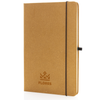Branded Recycled leather hardcover notebook A5