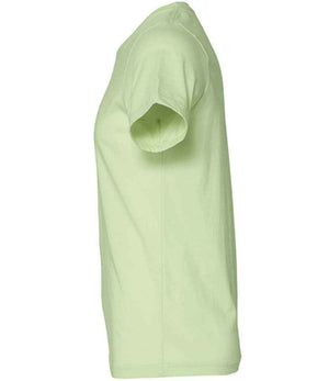 Canvas Unisex Crew Neck T-Shirt Spring Green