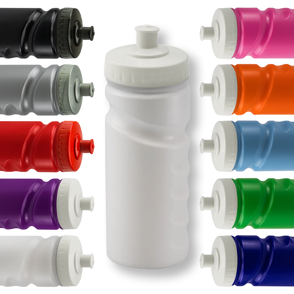 Branded 500ml Finger Grip Bottle