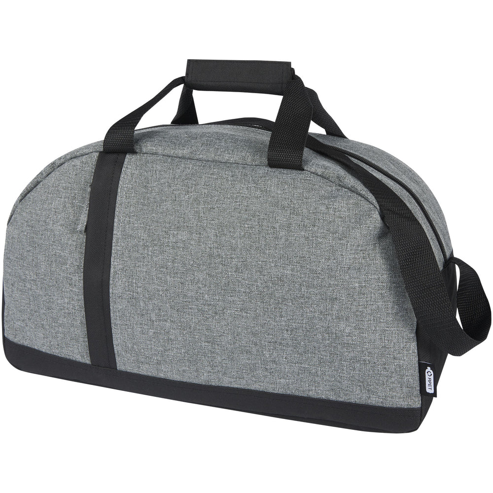 Branded Reclaim GRS recycled two-tone sport duffel bag 21L